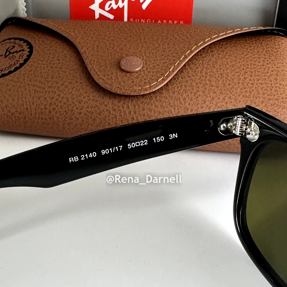 (FREE SHIPPING) RayBan Wayfarer Blue Mirror RB2140 New - Picture 8 of 16